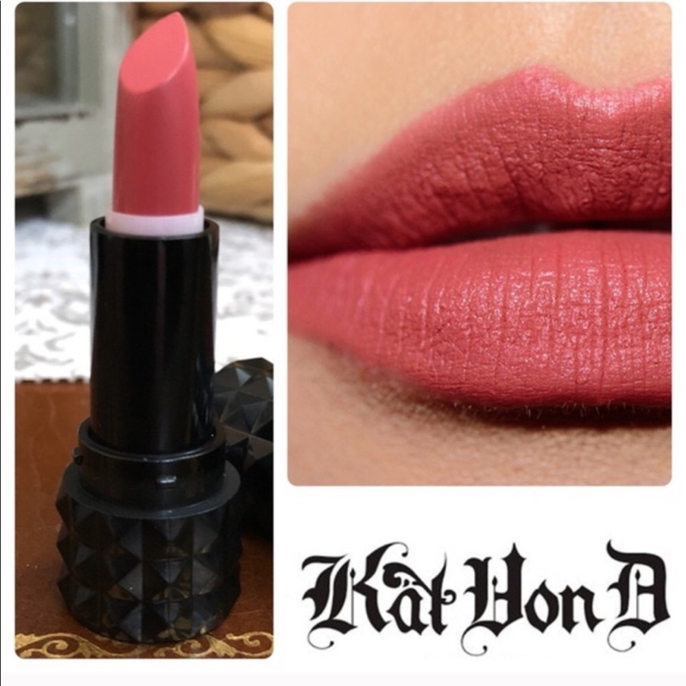 💙🌟DOUBLE DARE Kat Von D MINI Stud Kiss Lipstick - Picture 4 of 6